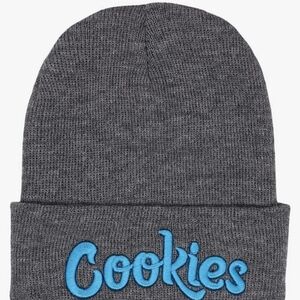 ORIGINAL Cookies Logo Knitted Beanie Hat (Grey-Blue)